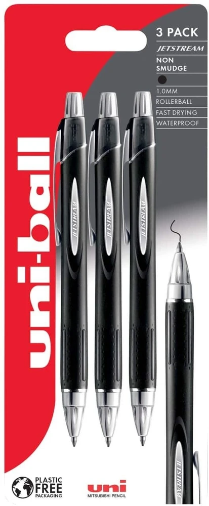 Uni-Ball Jetstream SXN-210 1.0mm 3 tušinukų komplektas