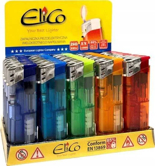 Elico žiebtuvėlis piezo P1821 su LED šviesa 1vnt