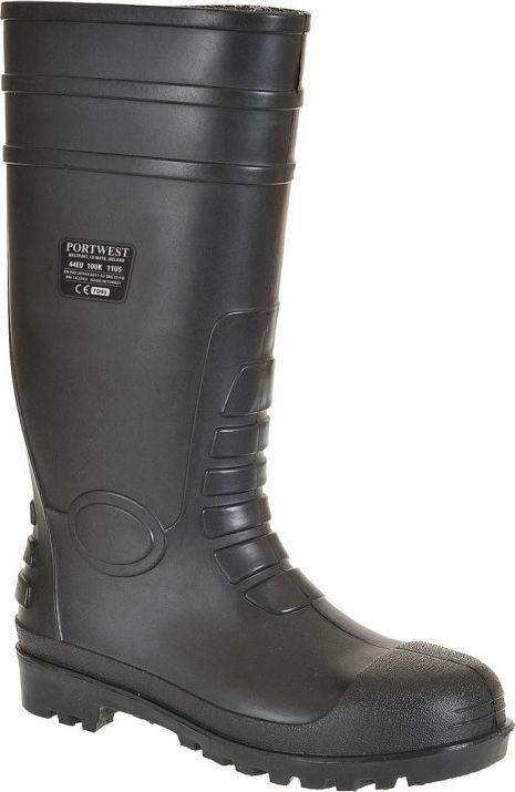 Unimet Apsauginiai guminiai PORTWEST FW95 botai S5, Dydis: 46, Pw spalvos: Juodas
