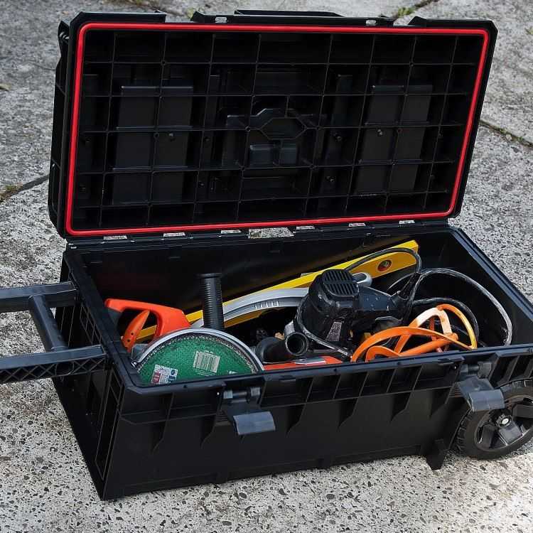 Q-Brick Unimet Toolbox ant ratų One Longer Technik