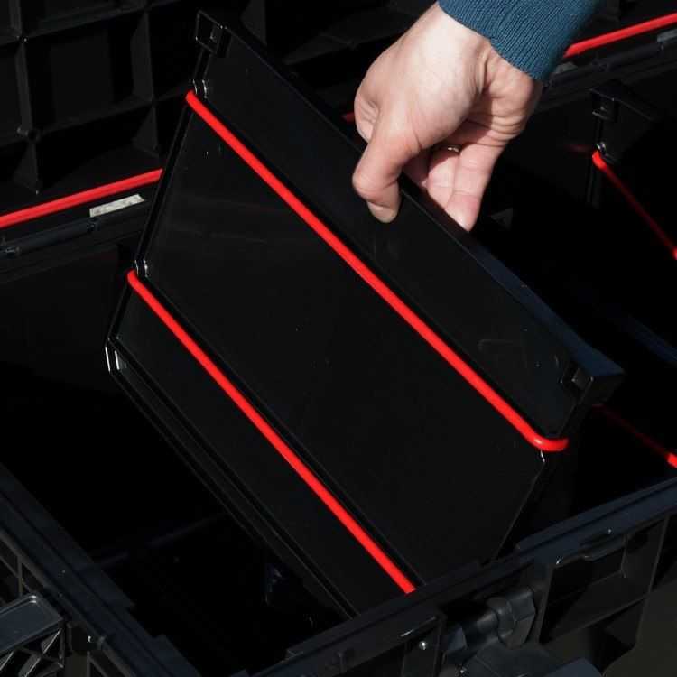Q-Brick Unimet Toolbox ant ratų One Longer Technik