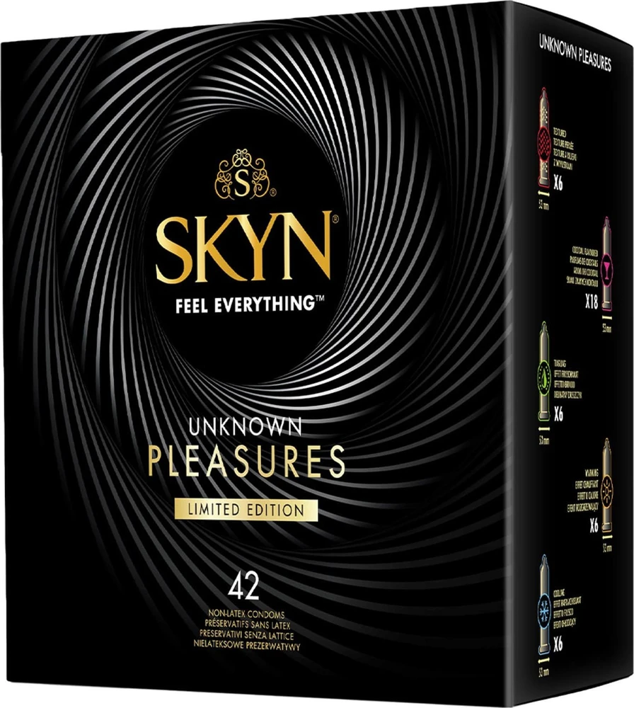 UNIMIL UNIMIL_Skyn Feel Everything Unknown Pleasure Limited Edition nielateksowe prezerwatywy 42szt.