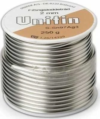 Unipak Lut miękki S-Sn97Cu3 2,5mm 100g - 4514230