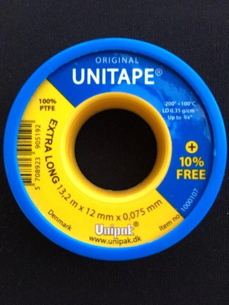 Taśma Juostelė sand. tefloninė UNITAPE 13.2mx12mmx0.075mm