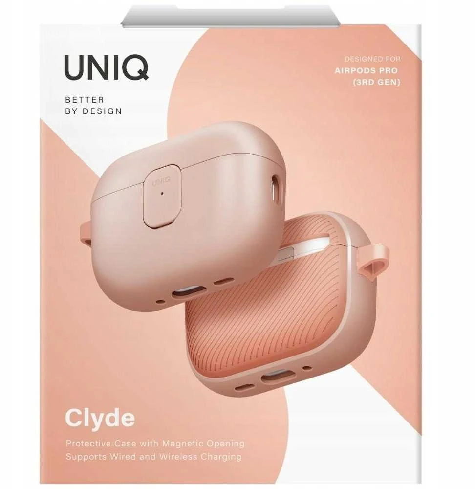 Dėklas Uniq Clyde Case for AirPods Pro 3rd Gen - Rožinė
