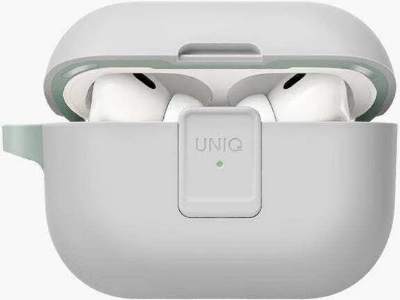 UNIQ Clyde Lock Dėklas AirPods Pro 2 (2022/2023) baltos spalvos-mint/dove baltos spalvos-soft mint