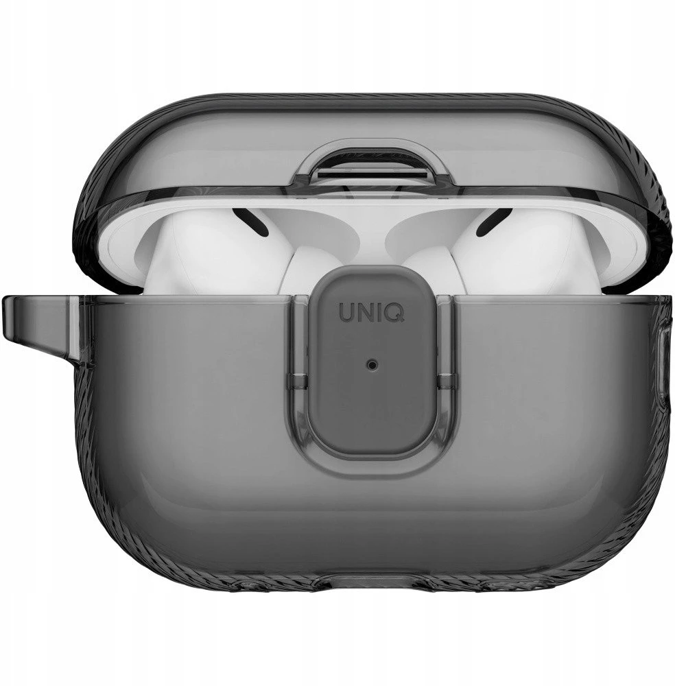 Dėklas Uniq Glase Pro Case for AirPods Pro 3 Lock Case - Transparent Juodas