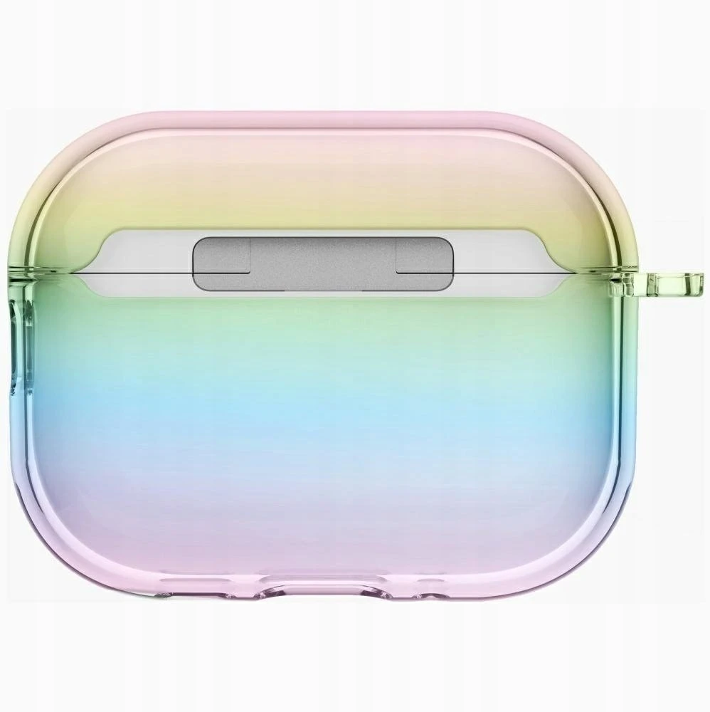 „Uniq Iridescia“ pakabinamas dėklas, skirtas „AirPods Pro 3“ – permatomas, įvairiaspalvis