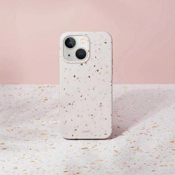 UNIQ Coehl Terrazzo Dėklas Apple iPhone 14 / 15 / 13 6,1" sandstone