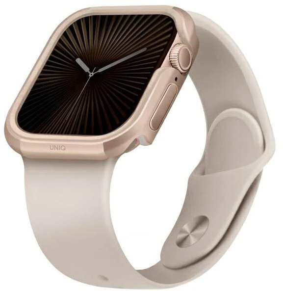 UNIQ Valencia dėklas Apple Watch Series 46mm auksinis