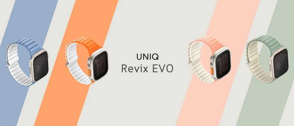 UNIQ apyrankė Revix Evo Apple Watch Series 1/2/3/4/5/6/7/8/9/SE/SE2/SE3/Ultra1/242/44/45/49mm Reversib