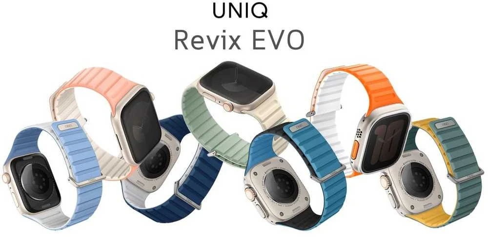 UNIQ apyrankė Revix Evo Apple Watch Series 1/2/3/4/5/6/7/8/9/SE/SE2/SE3/Ultra1/242/44/45/49mm Reversib