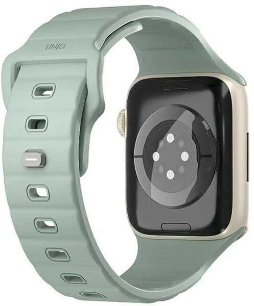 UNIQ Stride Apple Watch Series 1/2/3/4/5/6/7/8/9/SE/SE2/SE3 38/40/41mm FKM Rubber apyrankė Mint/Ice