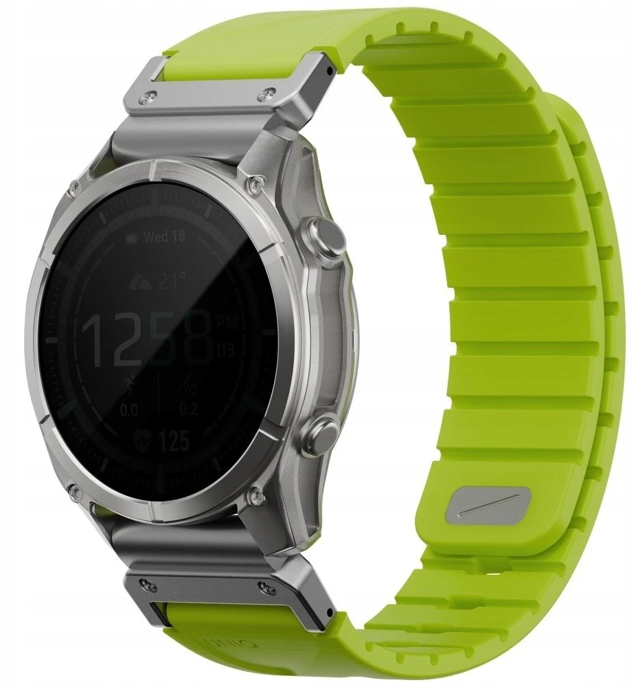 UNIQ Fluo x Smart-Fit apyrankė for Garmin 22mm Lime