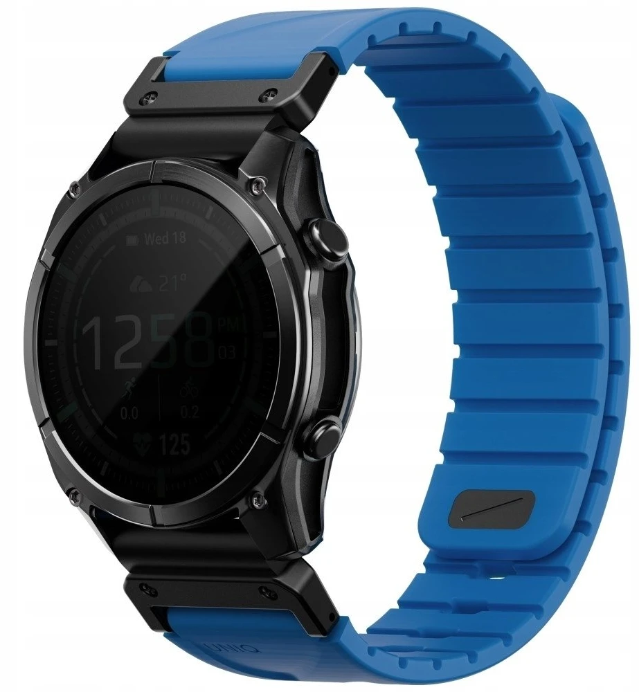 UNIQ Fluo x Smart-Fit apyrankė for Garmin 22mm Mėlyna