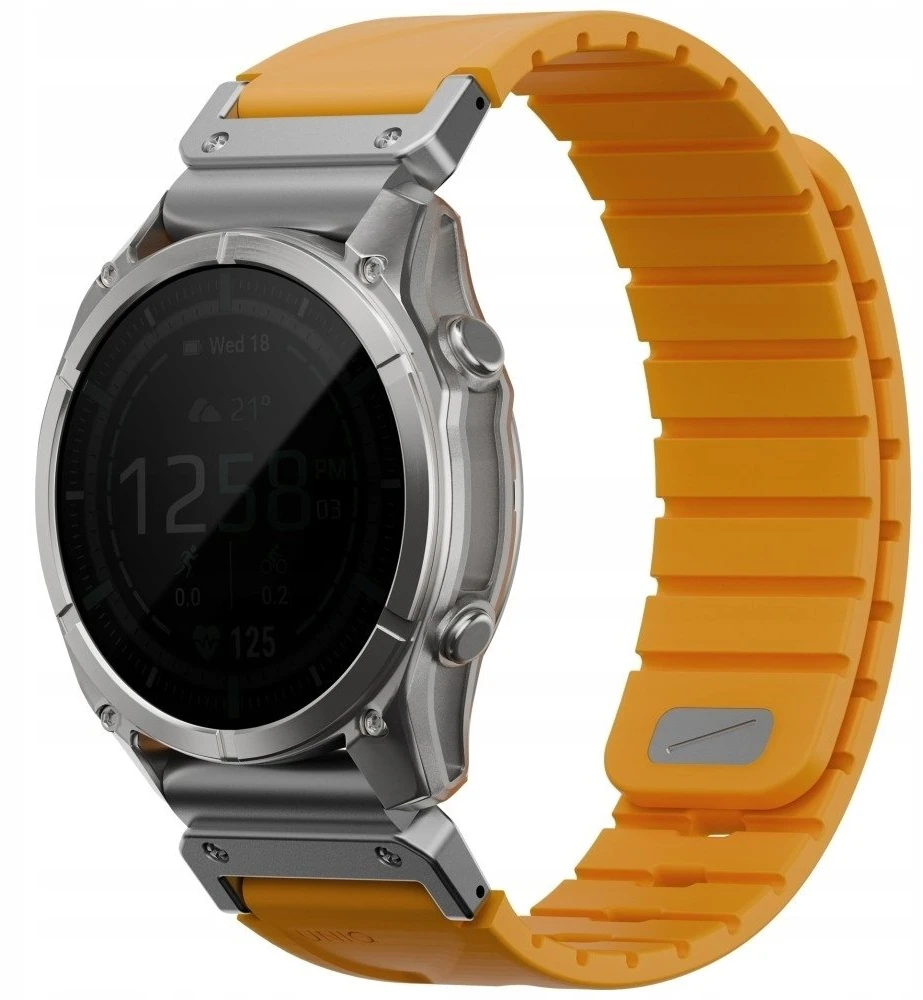UNIQ Fluo x Smart-Fit apyrankė for Garmin 22mm oranžinės spalvos