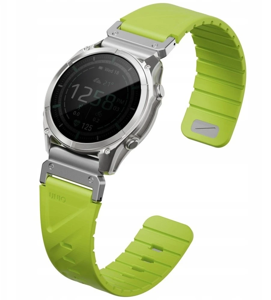 UNIQ Fluo x Smart-Fit apyrankė for Garmin 26mm Lime