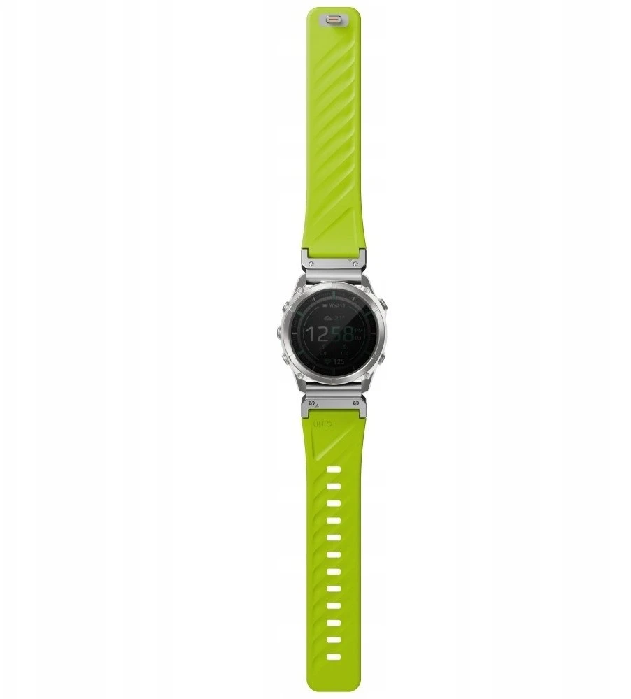 UNIQ Fluo x Smart-Fit apyrankė for Garmin 26mm Lime