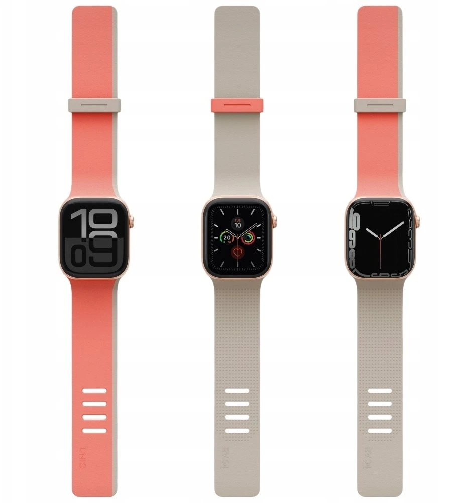 UNIQ laikrodžio apyrankė Revix IV Premium Apple Watch 49/46/45/44mm Edition Reversible Magnetic rožinės spalvos-beige