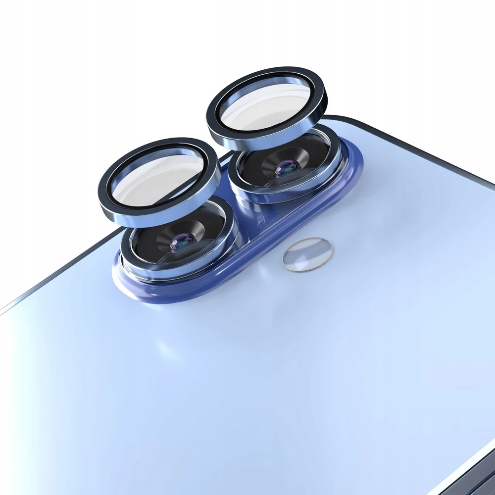Uniq „Telforceone“ galinio fotoaparato objektyvo apsauga, skirta „iPhone 17“, mėlyna