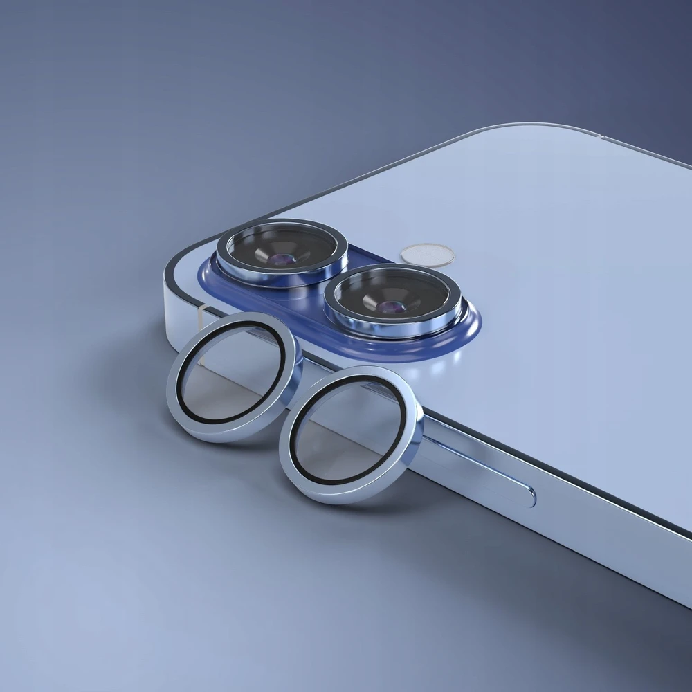 Uniq „Telforceone“ galinio fotoaparato objektyvo apsauga, skirta „iPhone 17“, mėlyna