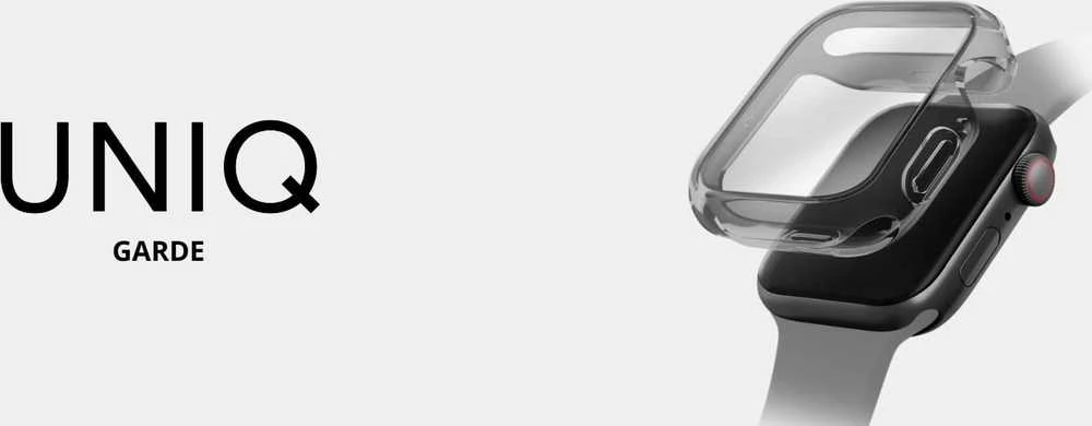 UNIQ Garde dėklas Apple Watch Series 46mm, rūko spalvos