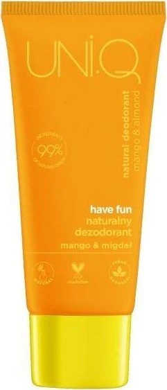 UNI.Q dezodorantas Mango ir Migdolas 50ml tūbelėje