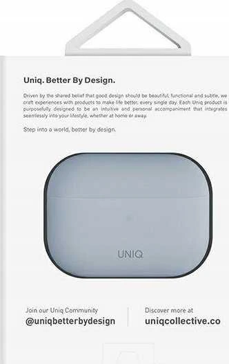 UNIQ Lino Dėklas AirPods Pro 2 gen Silicone arctic mėlynas