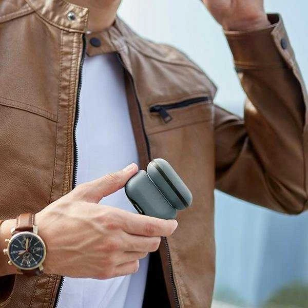 UNIQ Lyden DS AirPods Pro 2 gen (2022/2023) dėklas mėlynas-juodos spalvos/washed mėlynas-juodos spalvos