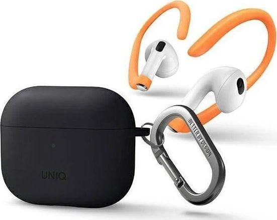 UNIQ Nexo AirPods 3 dėklas su karabinu ir laikikliais
