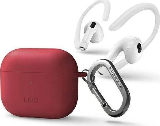 UNIQ Nexo AirPods 3 dėklas su karabinu ir laikikliais