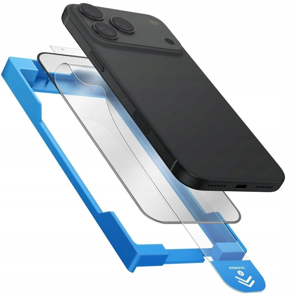 UNIQ Optix Exofit Vivid Apsauginis stiklas skirtas Apple iPhone 17 Pro with Applicator