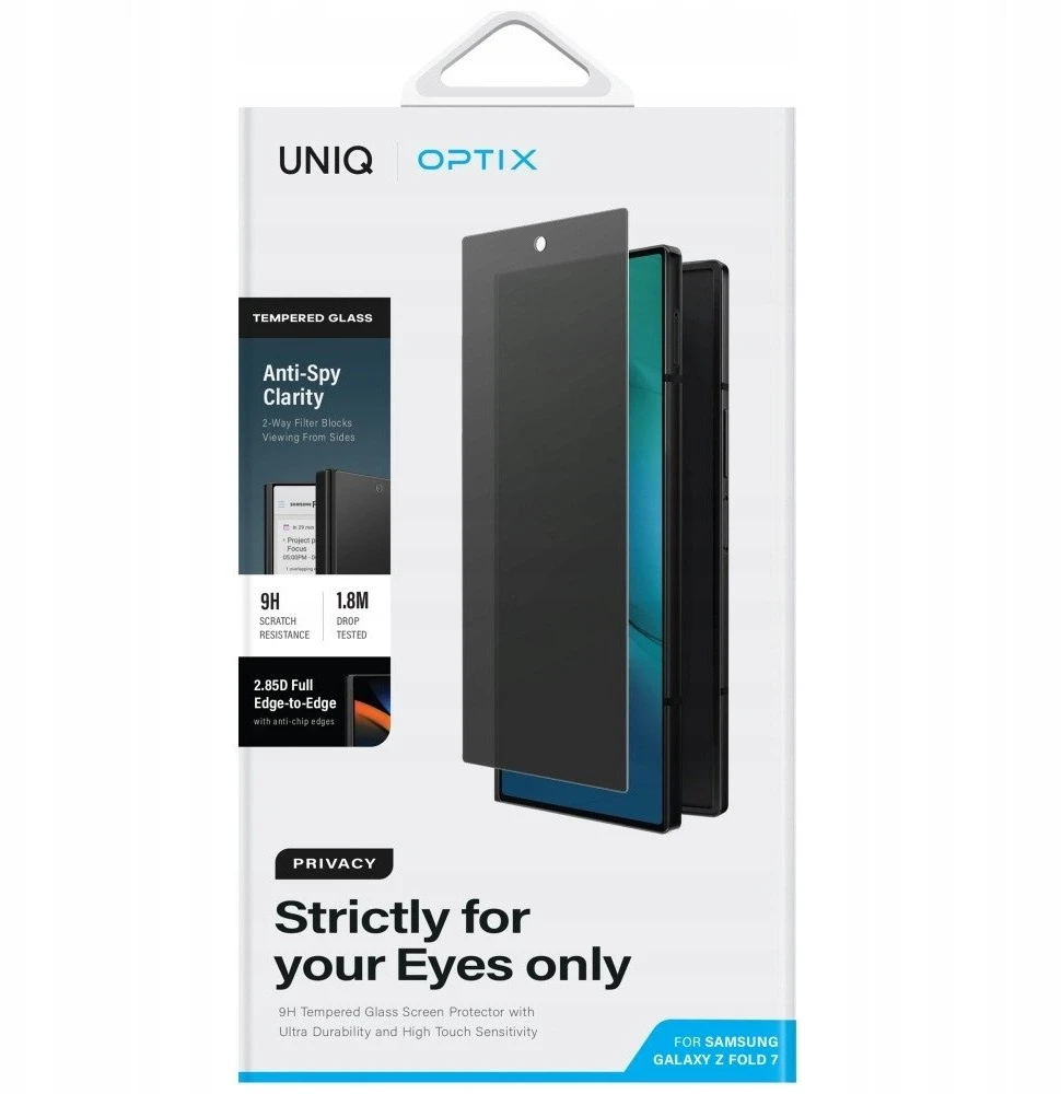 UNIQ Optix Privacy privacy Apsauginis stiklas skirtas Samsung Galaxy Z Fold7