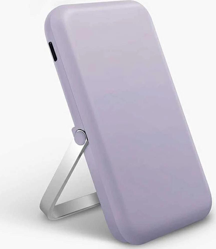 Powerbank Uniq Hoveo magnetinis 5000mAh USB-C 20W PD - violetinė