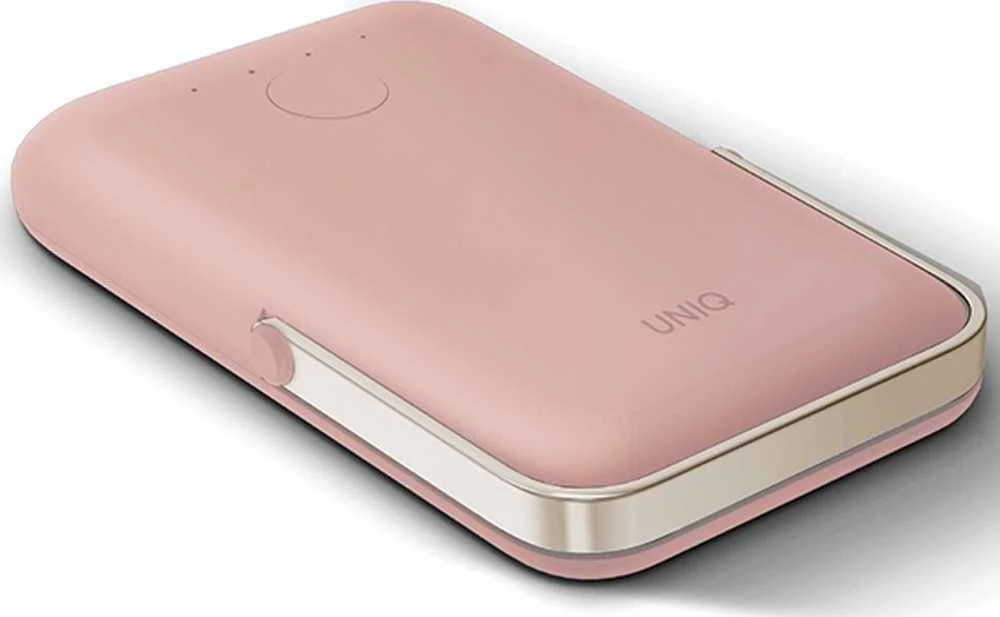 Powerbank Uniq Hoveo magnetinis 5000mAh USB-C 20W PD - rožinis