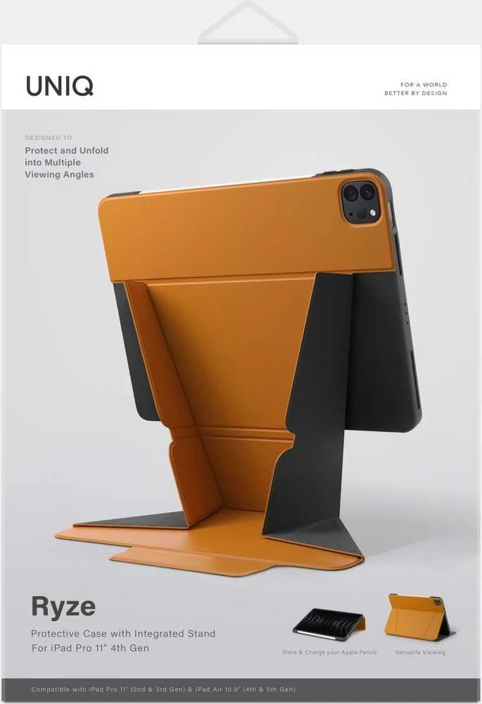 UNIQ Ryze Dėklas Apple iPad Pro 11 (2021-2022) / Air 10.9″ (2020-2022) mustard