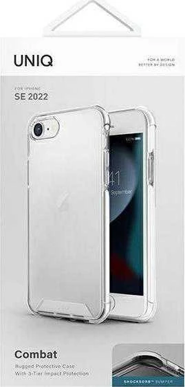 UNIQ Combat Dėklas Apple iPhone SE 2022 / SE2020 /7/8 blanc baltos spalvos
