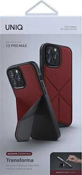 UNIQ Transforma Dėklas iPhone 13 Pro Max 6,7″ coral red MagSafe