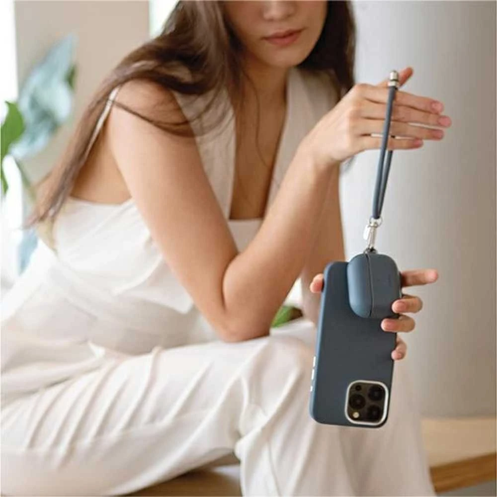 UNIQ Coehl Laurel Handstrap universal hand phone cord dark mėlynas/sapphire mėlynas
