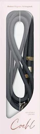 UNIQ Coehl Laurel universal phone lanyard juodos spalvos