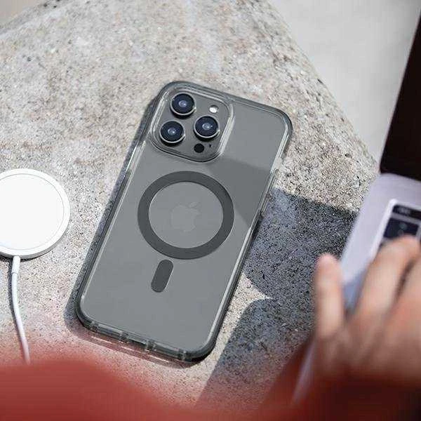 UNIQ dėklas Combat Apple iPhone 14 Pro 6,1″Magclick Charging juodos spalvos