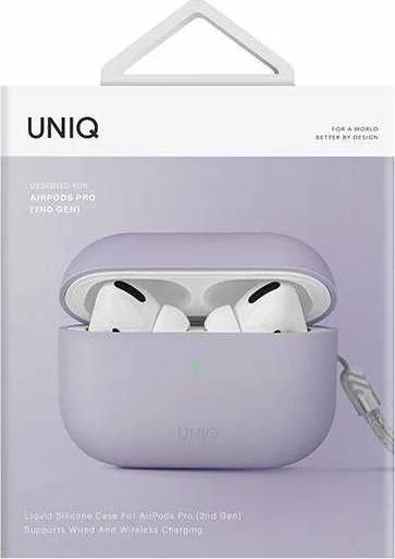 UNIQ Lino Dėklas AirPods Pro 2 gen Silicone lilac