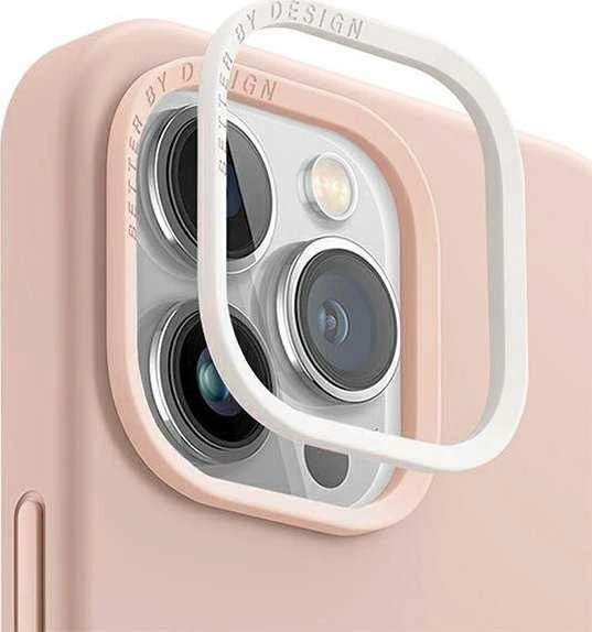 Uniq Lino dėklas, skirtas iPhone 14 Pro Max - rožinis