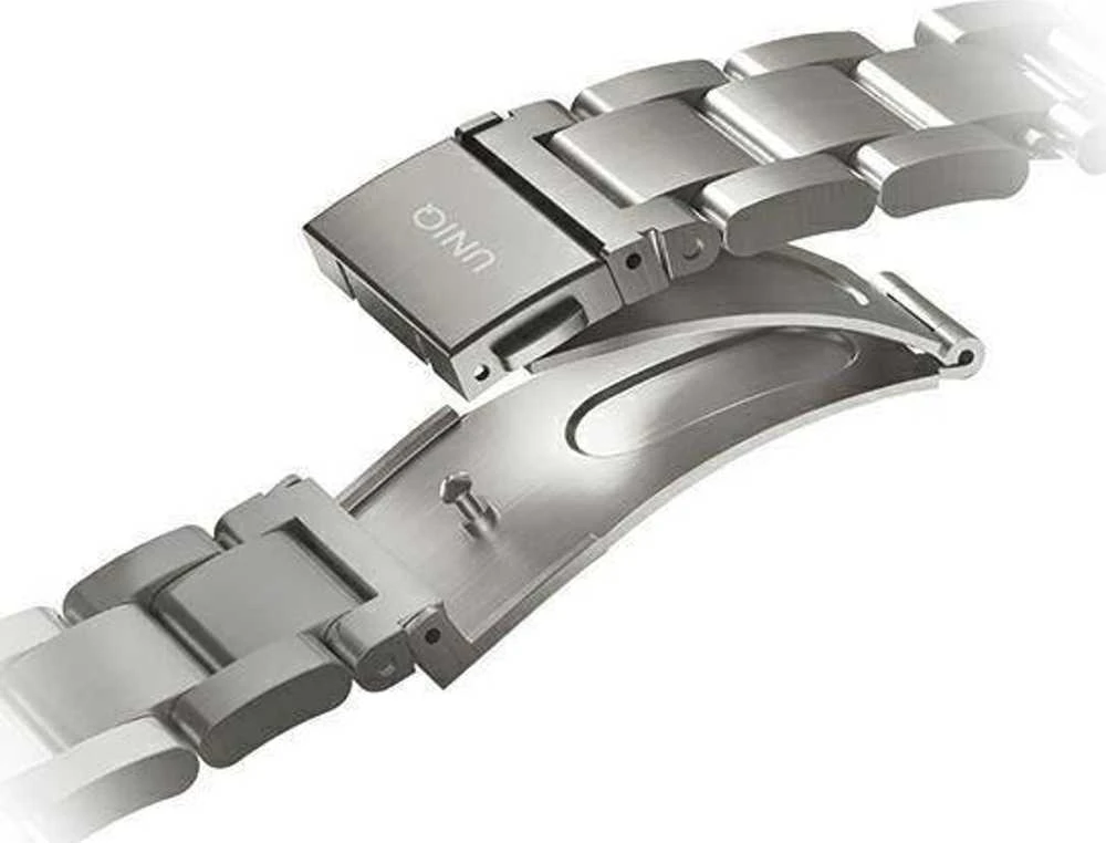 UNIQ Osta apyrankė Apple Watch 42/44/45/49mm Series 1-8/SE/SE2//SE3/Ultra1/2/3 Stainless Steel sidabro spalvos