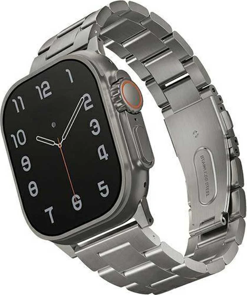 UNIQ Osta apyrankė Apple Watch 42/44/45/49mm Series 1-8/SE/SE2//SE3/Ultra1/2/3 Stainless Steel sidabro spalvos