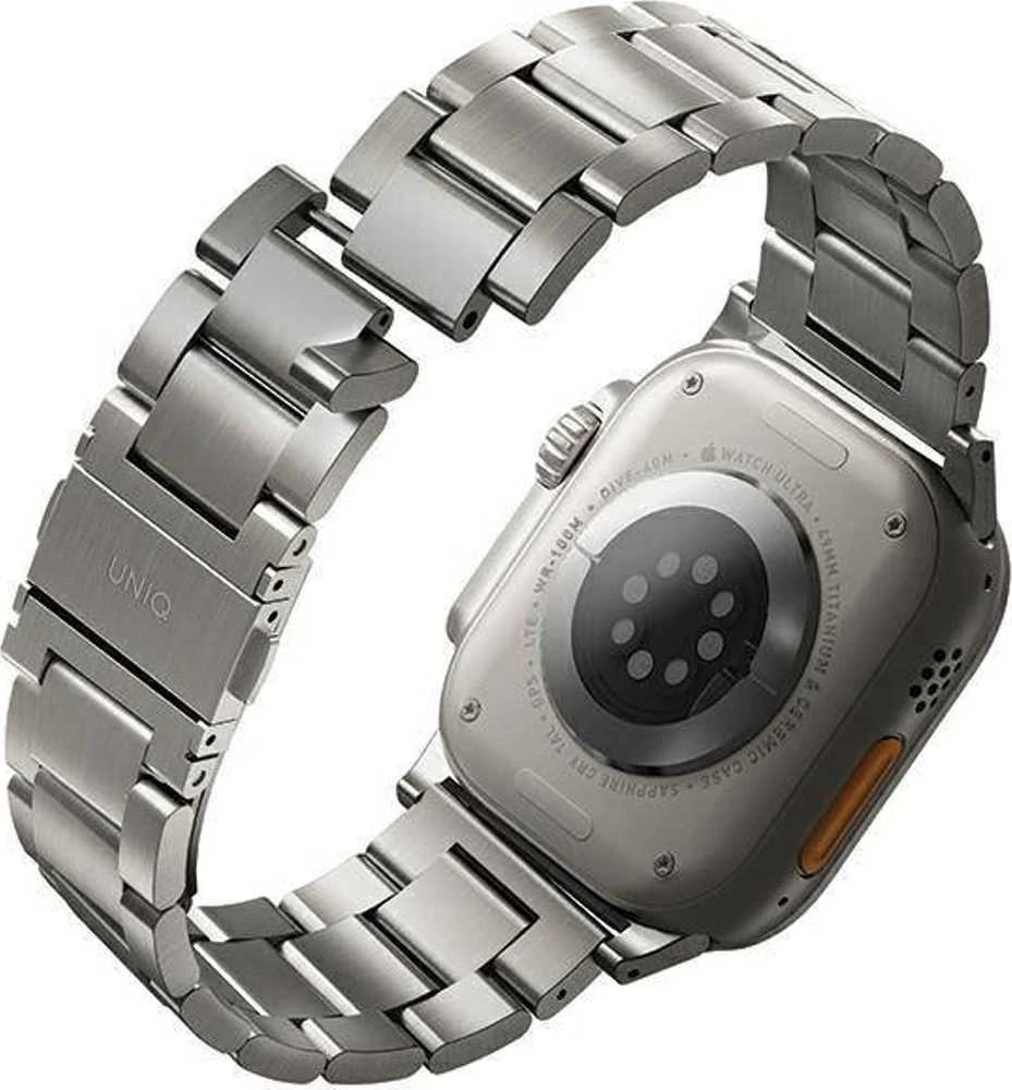 UNIQ Osta apyrankė Apple Watch 42/44/45/49mm Series 1-8/SE/SE2//SE3/Ultra1/2/3 Stainless Steel sidabro spalvos