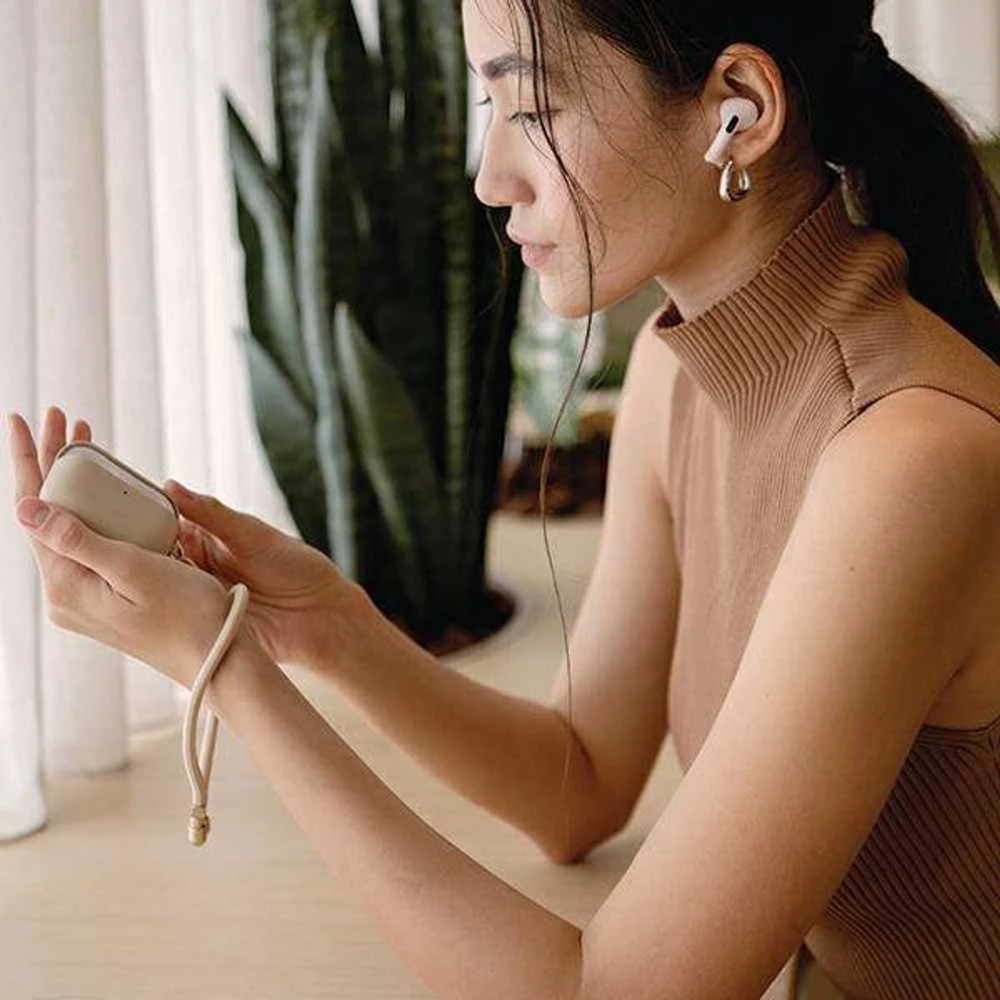 UNIQ dėklas Coehl Haven AirPods Pro 2 (2022/2023) dark mėlynas/sapphire mėlynas