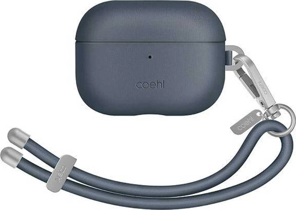 UNIQ dėklas Coehl Haven AirPods Pro 2 (2022/2023) dark mėlynas/sapphire mėlynas