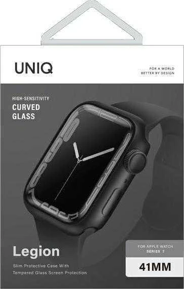UNIQ Legion Dėklas Apple Watch Series 7/8/SE 2 41mm juodos spalvos