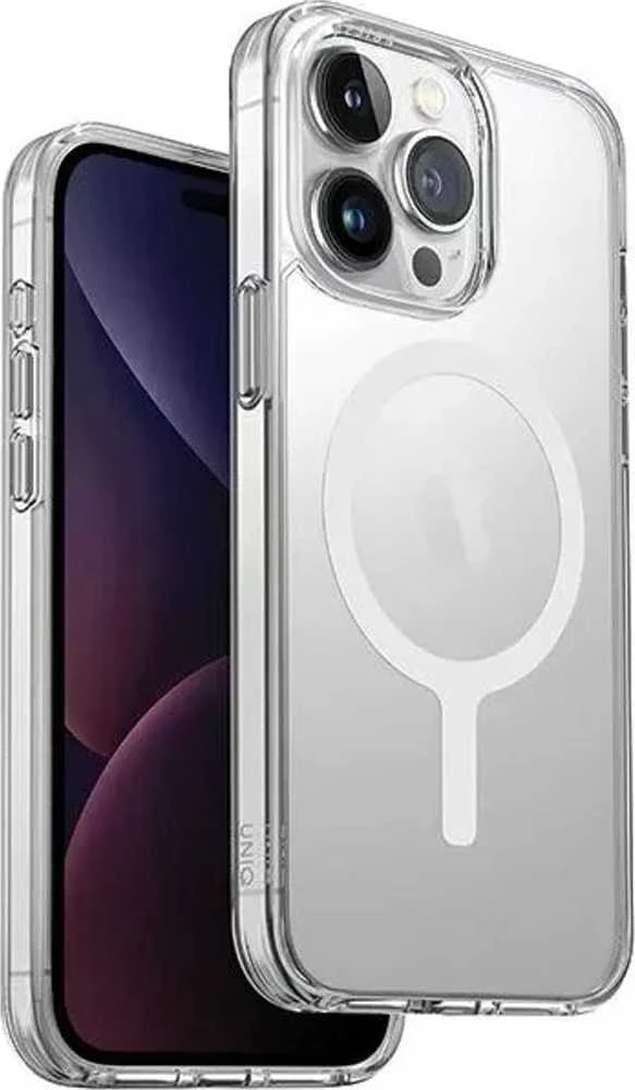 UNIQ dėklas LifePro Xtreme Apple iPhone 15 Pro 6.1 Magclick Charging, matinis, skaidrus